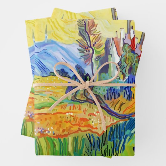 Moderne Impressionistische Kunst Sommerprovenzalem Geschenkpapier Set (Beispiel)