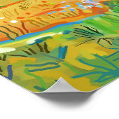 Moderne Impressionistische Kunst Sommerprovenzalem Poster (Ecke)