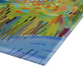 Moderne Impressionistische Kunst Sommerprovenzalem Schneidebrett (Ecke)