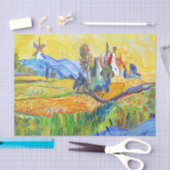 Moderne Impressionistische Kunst Sommerprovenzalem Seidenpapier (Handwerk)