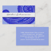 Moderne India Paisley Business Cards Visitenkarte (Vorne/Hinten)