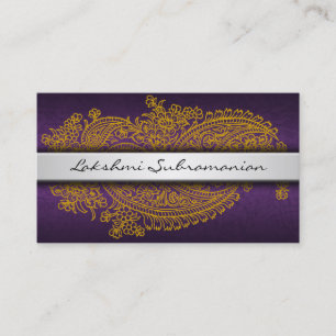 Moderne Indien Paisley Visitenkarten Visitenkarte