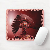 Moderne indische Prinzessin Mousepad (Mit Mouse)