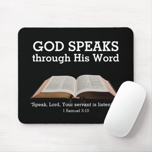 Moderne, individuell anpassbare Bibel Christlich Mousepad (Mit Mouse)