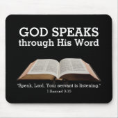 Moderne, individuell anpassbare Bibel Christlich Mousepad (Vorne)