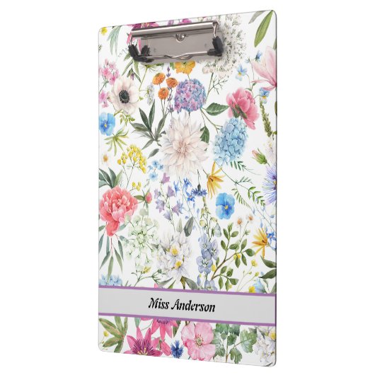 Moderne, individuell anpassbare Lehrer Klemmbrett (Links)