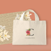 Moderne, individuell anpassbare Mit Monogramm Mini Stoffbeutel