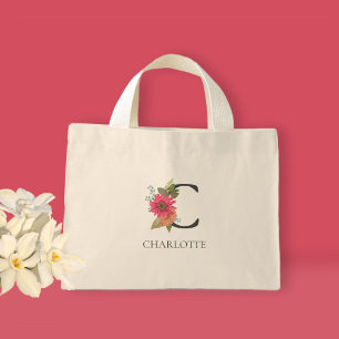Moderne, individuell anpassbare Mit Monogramm Mini Stoffbeutel