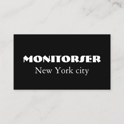 Moderne, individuell anpassbare Visitenkarte (Vorderseite)