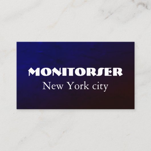 Moderne, individuell anpassbare Visitenkarte (Vorderseite)