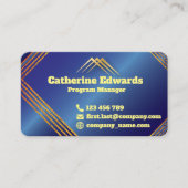 Moderne, individuell anpassbare Visitenkarte (Vorderseite)