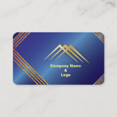 Moderne, individuell anpassbare Visitenkarte (Rückseite)