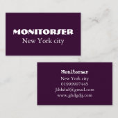 Moderne, individuell anpassbare Visitenkarte (Vorne/Hinten)