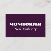 Moderne, individuell anpassbare Visitenkarte (Vorderseite)