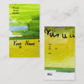 Moderne, individuell anpassbare Visitenkarten Visitenkarte (Vorne/Hinten)