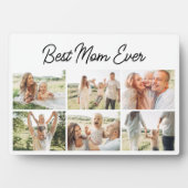Moderne individuelle 6-Foto-Collage 'Beste Mutter Fotoplatte (Vorderseite)