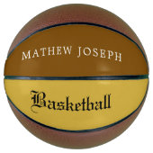 Moderne individuelle Basketball mit Ihrem Namen (Vorderseite)