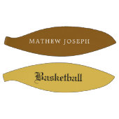 Moderne individuelle Basketball mit Ihrem Namen (Panele)