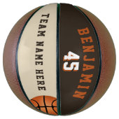 Moderne individuelle Basketball mit Teamname und - (Vertikal)