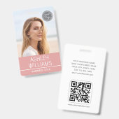 Moderne individuelle Foto-Farb-Logo-Mitarbeiter-Ro Ausweis (Front & Back)