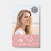 Moderne individuelle Foto-Farb-Logo-Mitarbeiter-Ro Ausweis (Front)