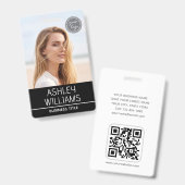 Moderne individuelle Foto-Farb-Logo-Mitarbeiter Sc Ausweis (Front & Back)