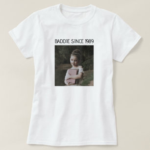Moderne individuelle Foto-Geburtstagsreise einziga T-Shirt