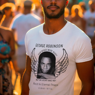 Moderne individuelle Foto-Gedenk-T-Shirt T-Shirt