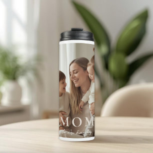 Moderne individuelle Foto-Mutter-Isolier-Reisebech Thermosbecher