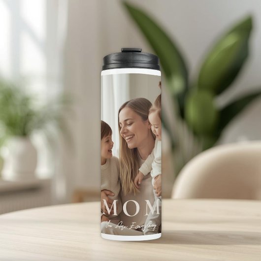 Moderne individuelle Foto-Mutter-Isolier-Reisebech Thermosbecher