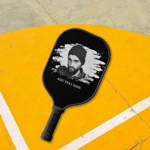 Moderne individuelle geätzte Fotoeffekte Pickleball Schläger