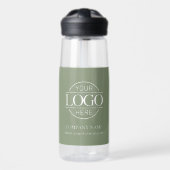 Moderne individuelle Geschäftsbeschriftung mit Log Trinkflasche (Vorne)