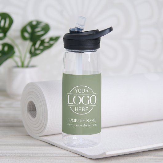 Moderne individuelle Geschäftsbeschriftung mit Log Trinkflasche (Yoga (gedreht))