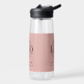 Moderne individuelle Geschäftsvermarktung mit Logo Trinkflasche (Links)