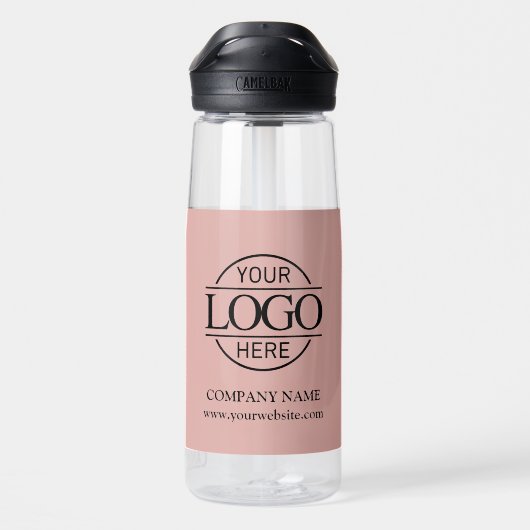 Moderne individuelle Geschäftsvermarktung mit Logo Trinkflasche (Rückseite)