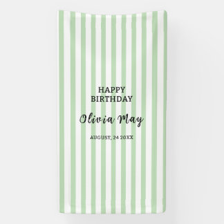 Moderne individuelle Happy Birthday erste Geburtst Banner