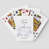 Moderne individuelle Hochzeitsgeschenke, Geschenke Spielkarten (Rückseite)
