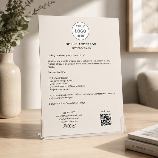 Moderne individuelle Logo-Professionelle Geschäfts Flyer