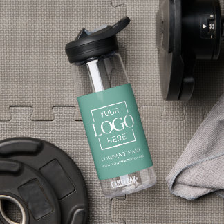 Moderne individuelle Logogestaltung für Unternehme Trinkflasche