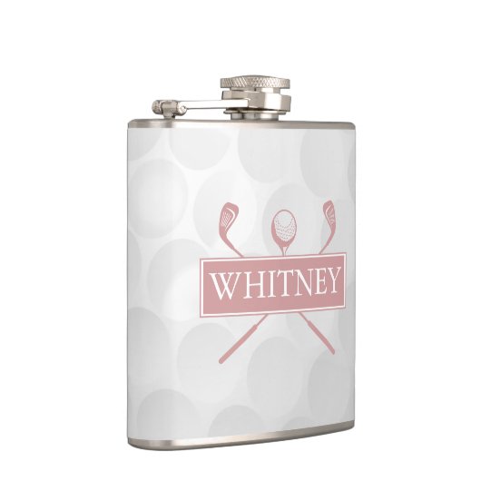 Moderne Individuelle Name Dusty Rose Clubs und Bal Flachmann (Rechts)