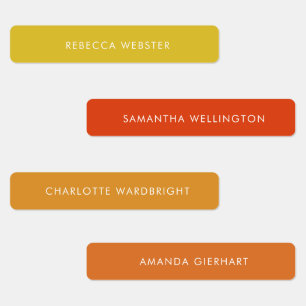 Moderne Individuelle Name Kleideretiketten Minimal Etiketten
