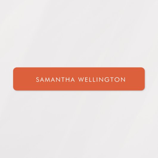 Moderne Individuelle Name Kleideretiketten Minimal Etiketten (Design 2)