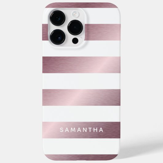 Moderne Individuelle Name Weitläufige Rose Gold We Case-Mate iPhone Hülle (Rückseite)