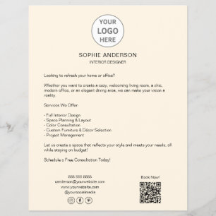 Moderne individuelle professionelle Geschäftswelt Flyer