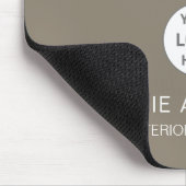 Moderne individuelle professionelle Geschäftswelt Mousepad (Ecke)