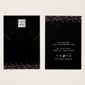 Moderne, individuelle Schmuckkarte (Vorne & Hinten)