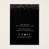 Moderne, individuelle Schmuckkarte (Rückseite)