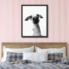 Moderne individuelle Tierfotos | Meeko Large Poster