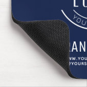 Moderne individuelle Unternehmenslogo-Geschäfte ge Mousepad (Ecke)