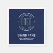 Moderne individuelle Unternehmenslogo-Geschäftsmar Serviette (Vorderseite)